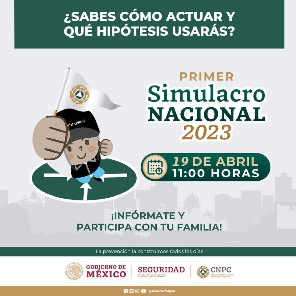 INVITA GOBIERNO DEL ESTADO A PARTICIPAR EN PRIMER SIMULACRO NACIONAL ...