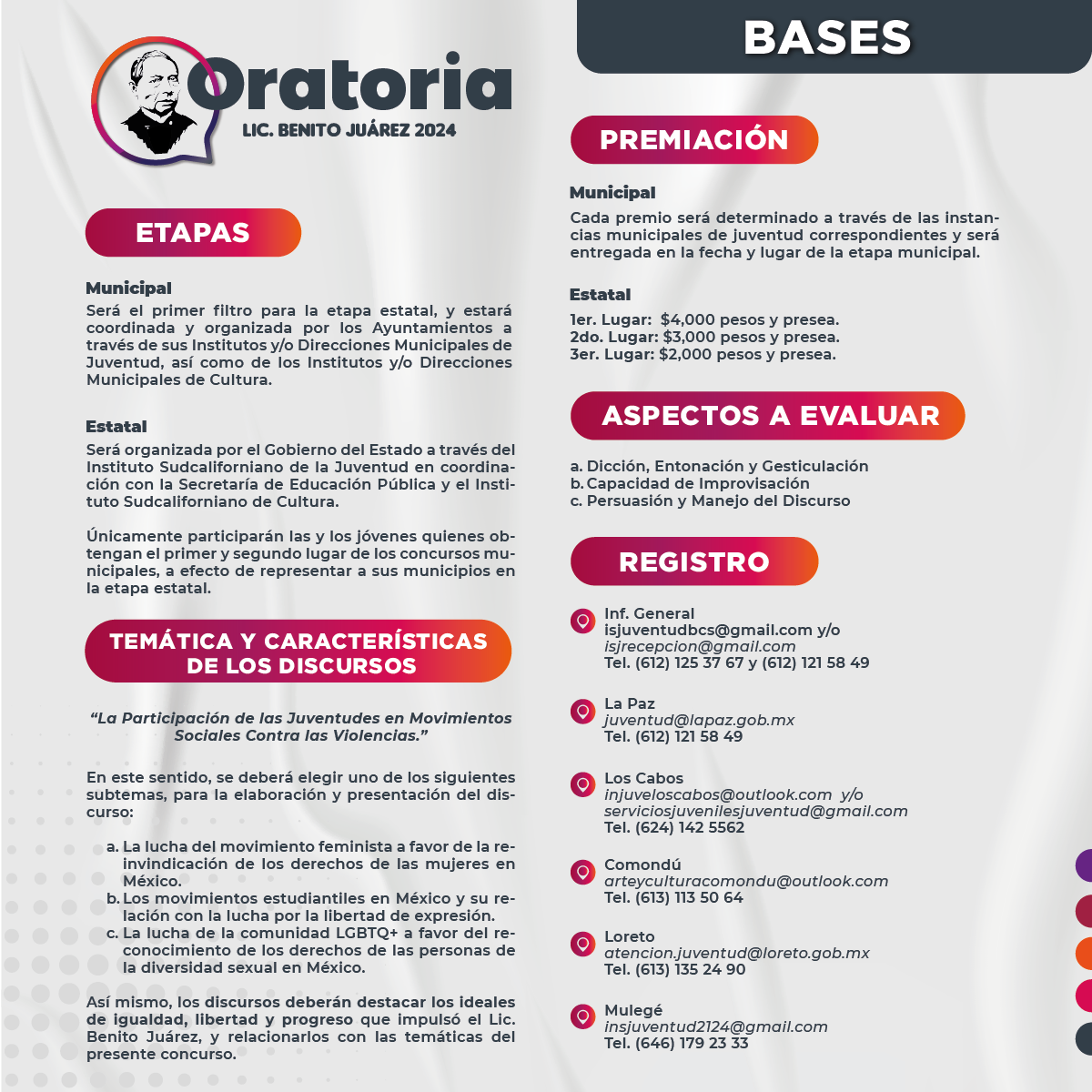 ISJ INVITA A JÓVENES A PARTICIPAR EN CONCURSO DE ORATORIA 2024 ...