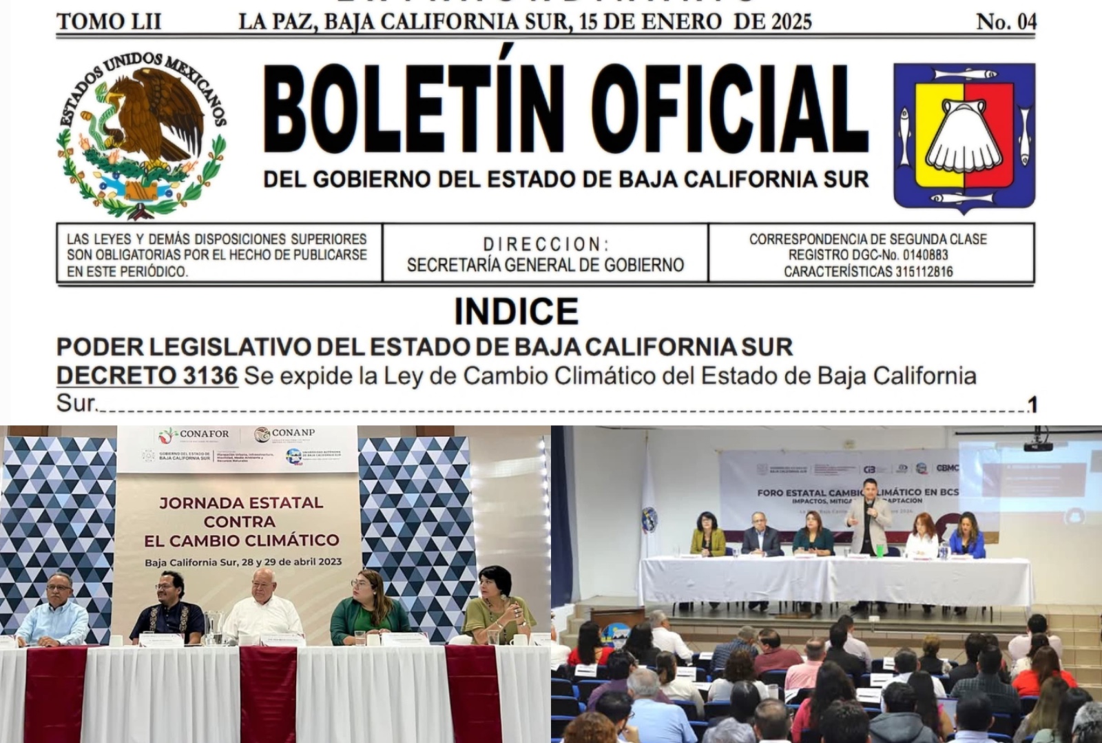 GOBIERNO ESTATAL PUBLICA LA LEY DE CAMBIO CLIMÁTICO PARA BCS – Gobierno ...